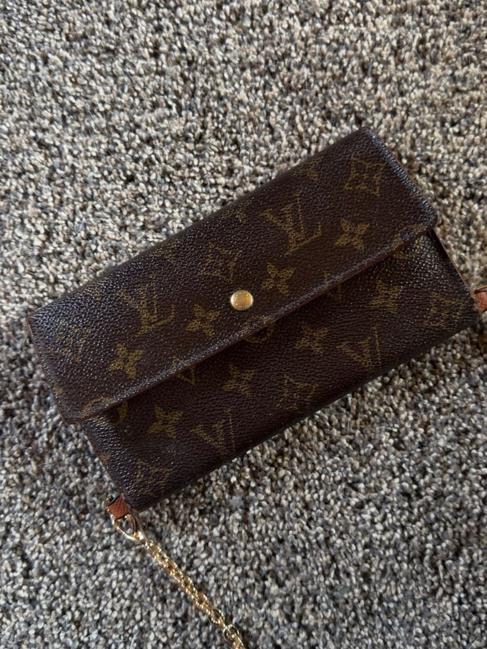 Louis Vuitton Monogram Canvas Brown Wallet